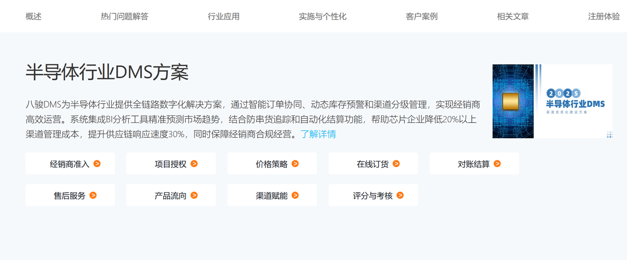 半導(dǎo)體行業(yè)DMS